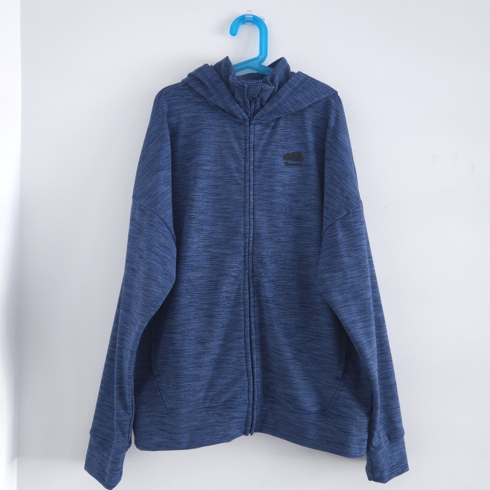 Roots Kids Blue Zip Up Hoodie size XXL 13-14